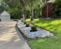Mesa Grey Rock and Knockout Roses